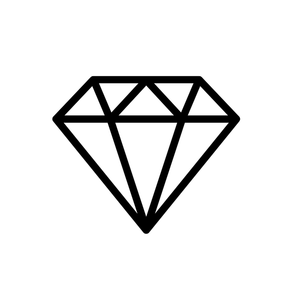 A tattoo design of a diamond