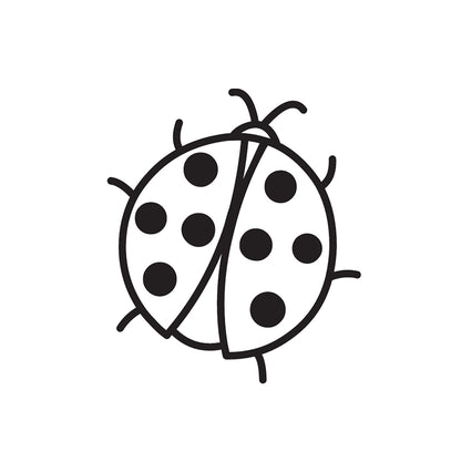 A tattoo design of a ladybug