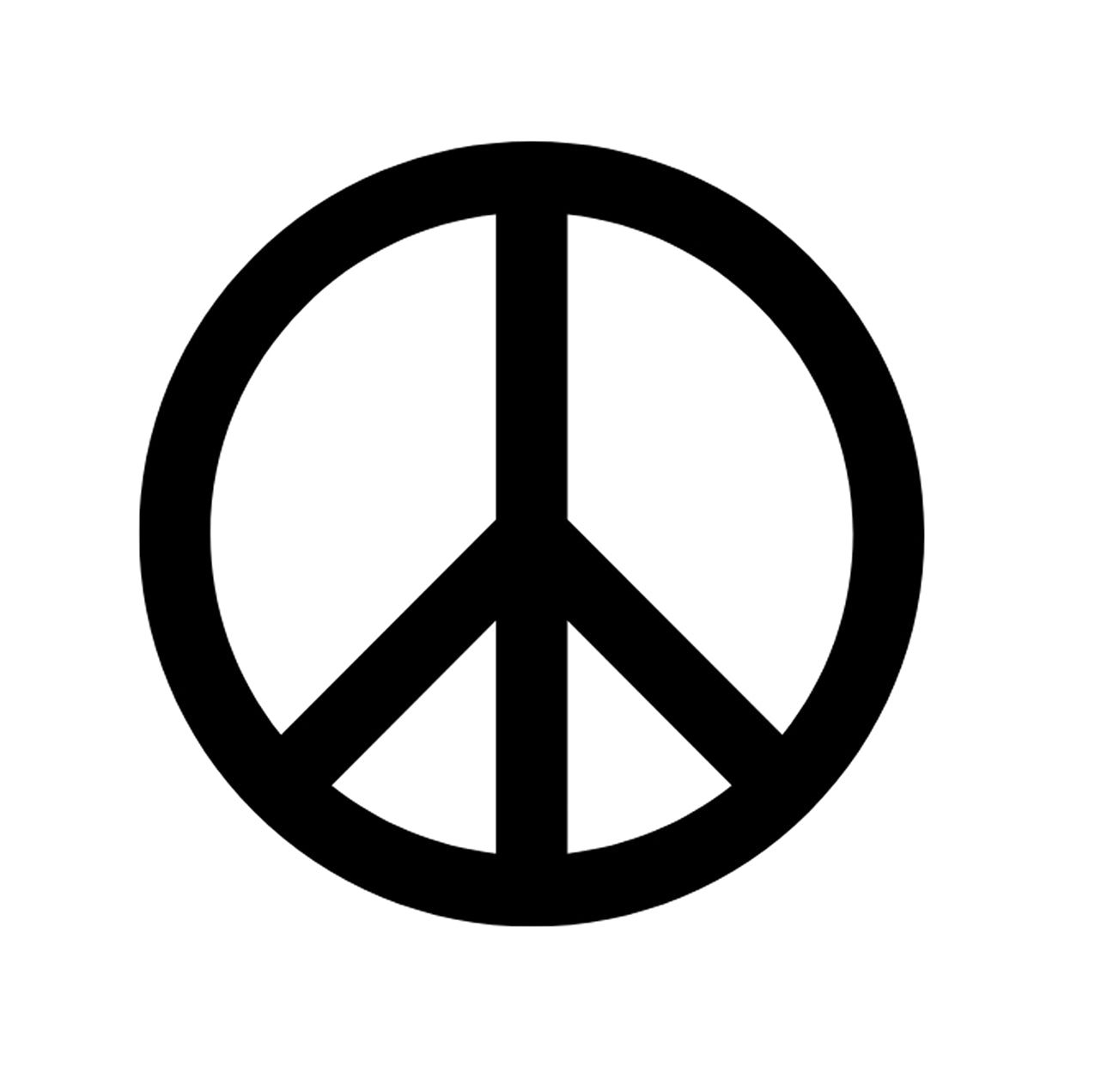 A tattoo design of a peace sign